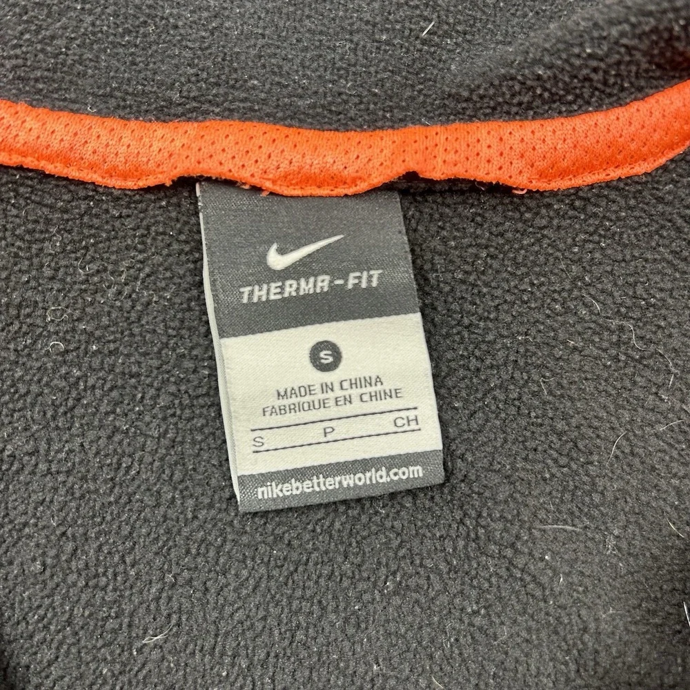 Nike LeBron Therma Fit Full Zip Sweatshirt Men's Small Fleece Lined Black Hoodie